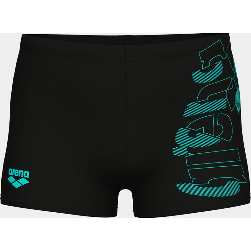 Плавки-шорти для хлопчиків Arena TALES SWIM SHORT чорний, бірюзовий Діт 164 см