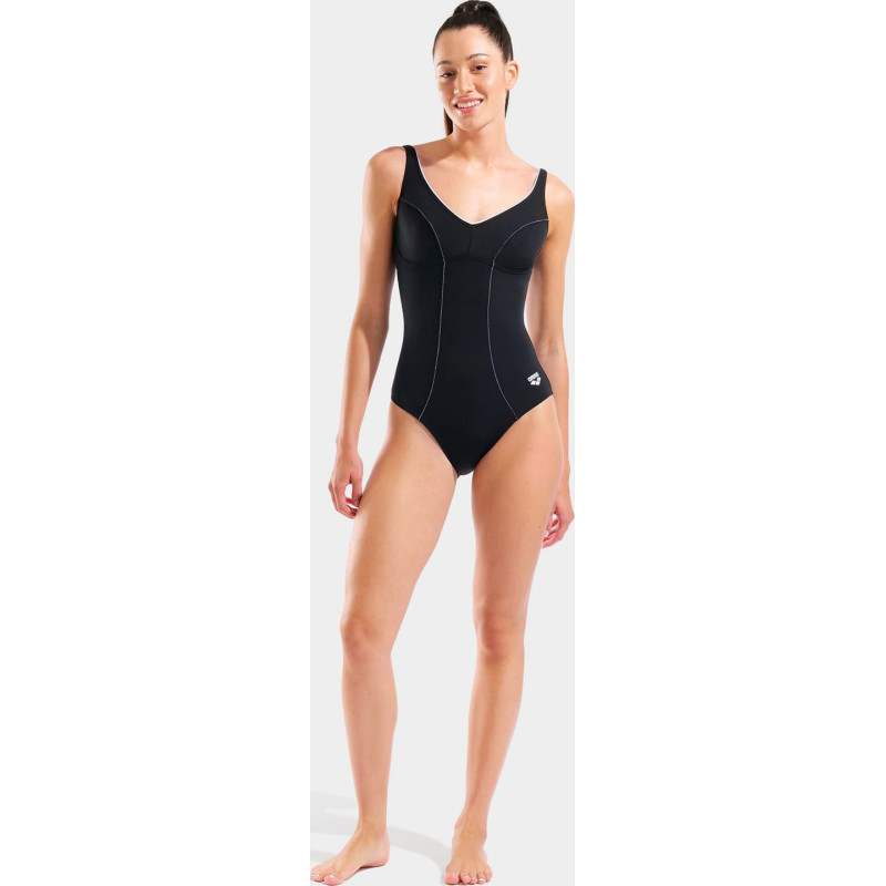 Купальник закритий для жінок Arena CLIP BACK SWIMSUIT SOLID B