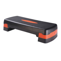 Степ-платформа LiveUp POWER STEP, 68 см, PP, чорний/помаранчевий