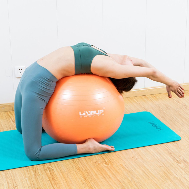 Фітбол (насос в комплекті) LiveUp ANTI-BURST BALL
