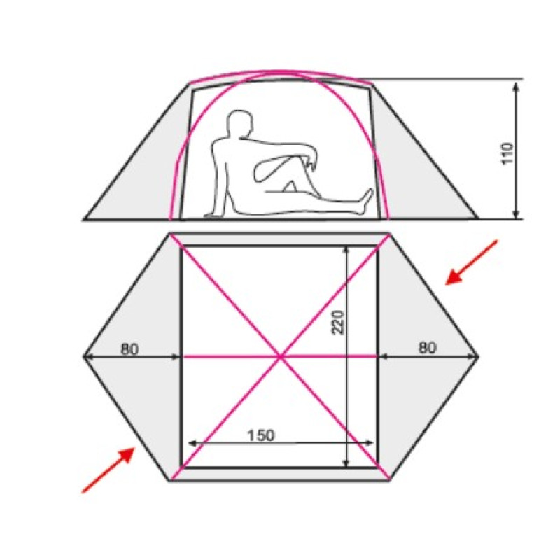 Намет Terra Incognita Cresta 2