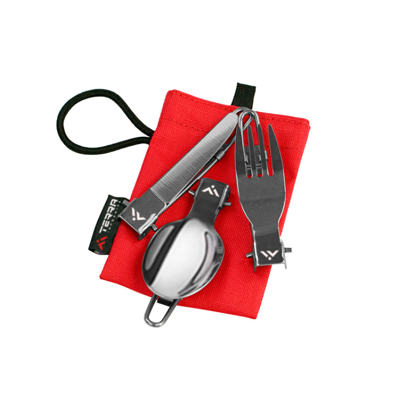 Складані ложка, виделка, ніж Terra Incognita Fold Set