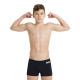Плавки-боксери для хлопців Arena BOY'S TEAM SWIM SHORT SOLID чорний, білий Діт 140см