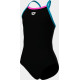 Купальник закритий для дівчат Arena SWIMSUIT LIGHT DROP SOLID чорний Діт 128 см