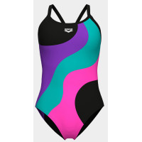 Купальник закритий для жінок Arena MULTI SLICES SWIMSUIT LIGHTDRO