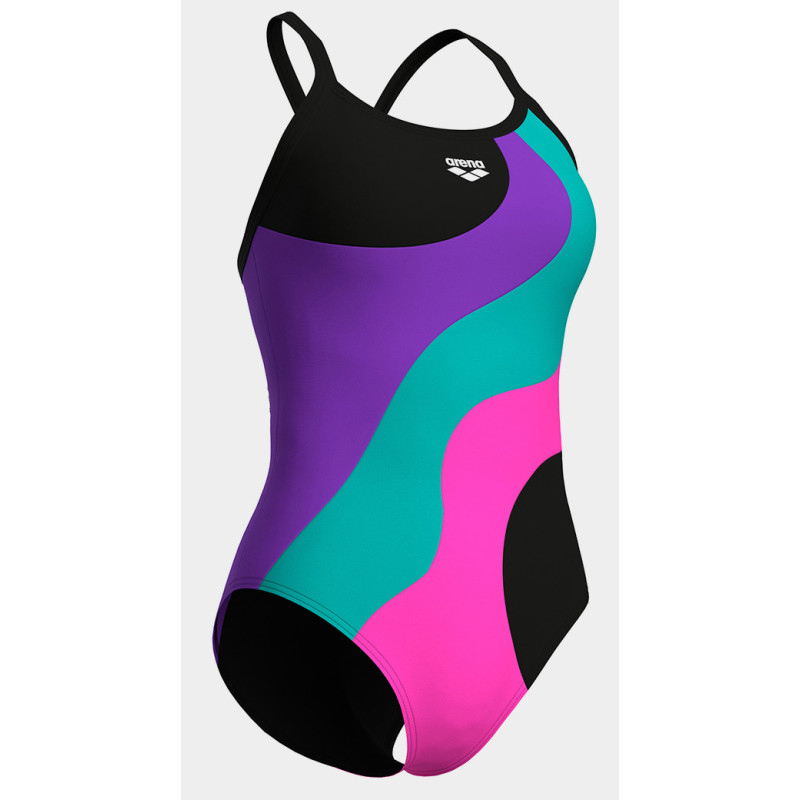 Купальник закритий для жінок Arena MULTI SLICES SWIMSUIT LIGHTDRO