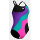 Купальник закритий для жінок Arena MULTI SLICES SWIMSUIT LIGHTDRO