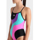 Купальник закритий для жінок Arena MULTI SLICES SWIMSUIT LIGHTDRO