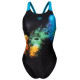 Купальник закритий для жінок Arena VIBRANT SWIMSUIT SWIM PRO BACK