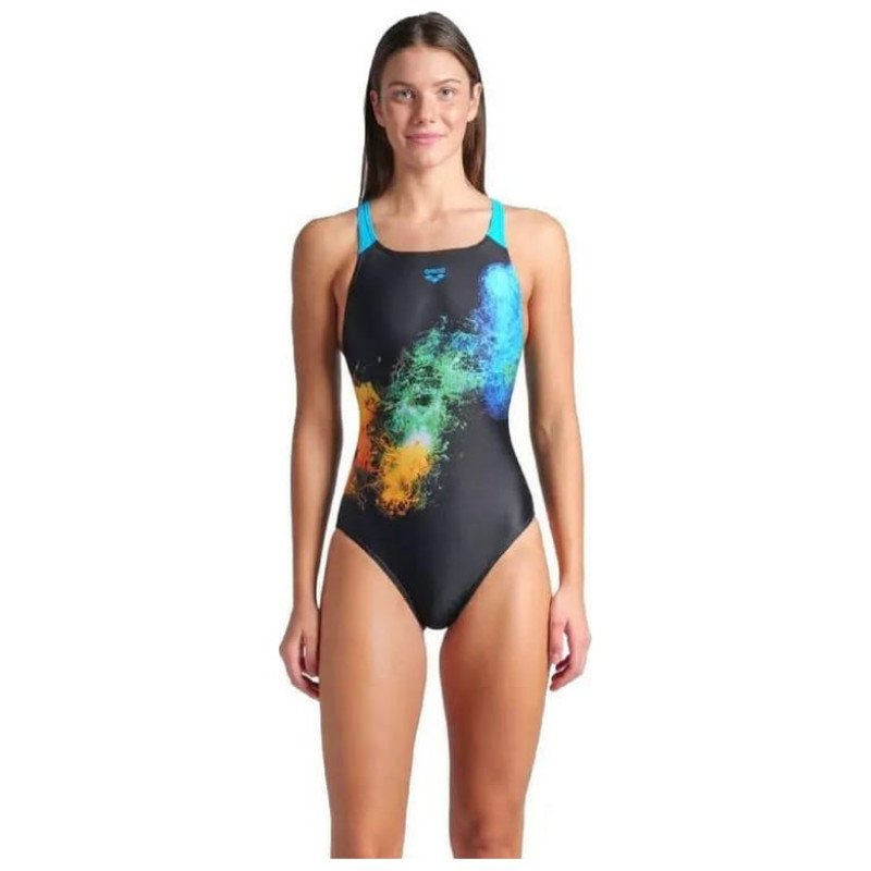 Купальник закритий для жінок Arena VIBRANT SWIMSUIT SWIM PRO BACK
