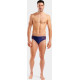 Плавки-сліпи для чоловіків Arena DOUBLE GRAPHIC SWIM BRIEFS темно-синій, помаранчевий Чол 85