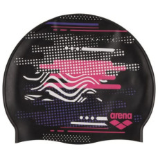 Шапочка для плавання Arena PRINT JR чорний Діт OFSM