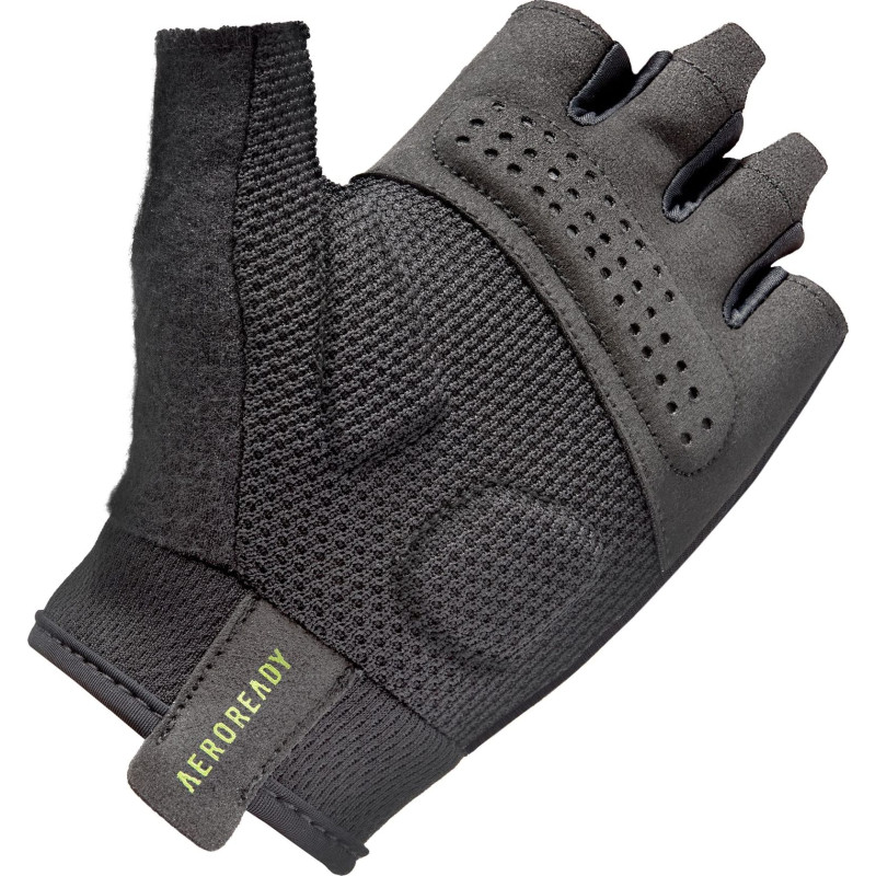Рукавички для тренінгу Adidas Essential Training Gloves чорний, зелений Уні S