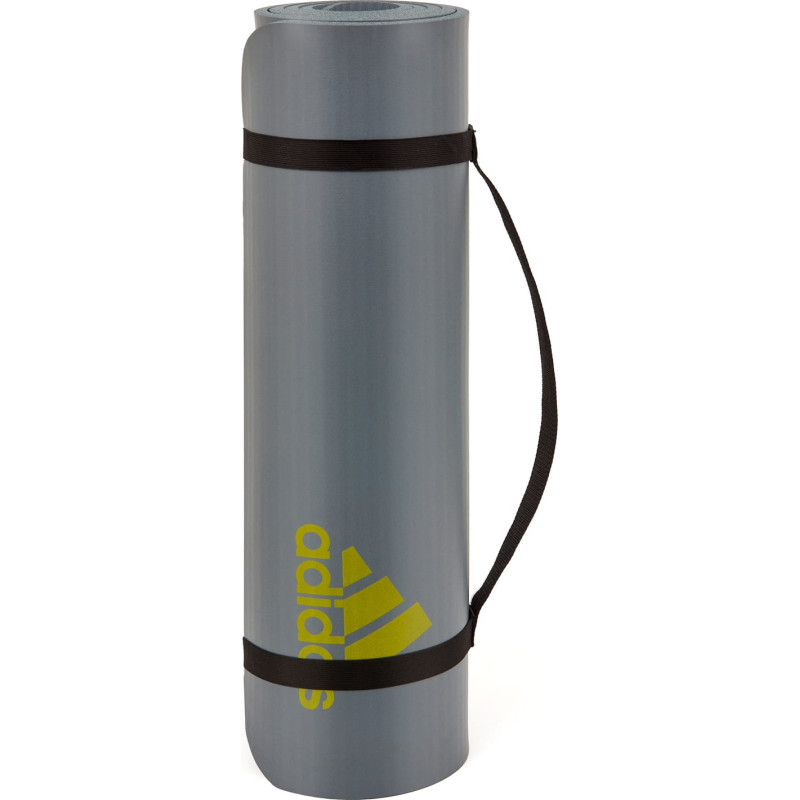 Килимок для йоги Adidas Tie-Dye Yoga Mat сірий, жовтий Уні 183 х 61 х 1 см