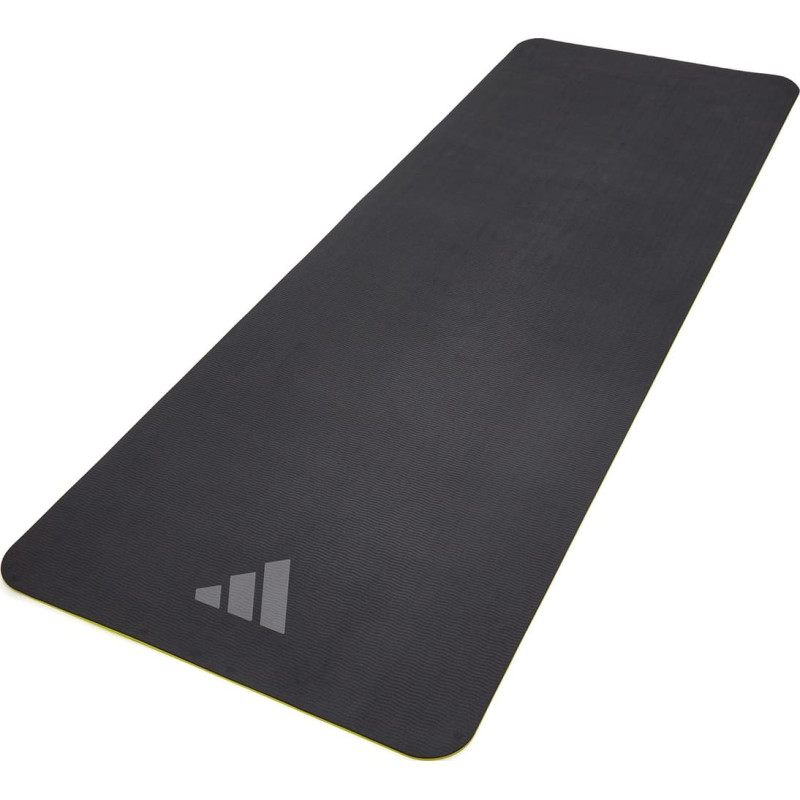 Килимок для йоги Adidas Double Sided Yoga Mat жовтий, сірий Уні 176 х 61 х 0,6 см