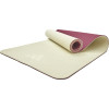 Коврик для йоги Adidas Double Sided Yoga Mat, бежево-темно-розовый