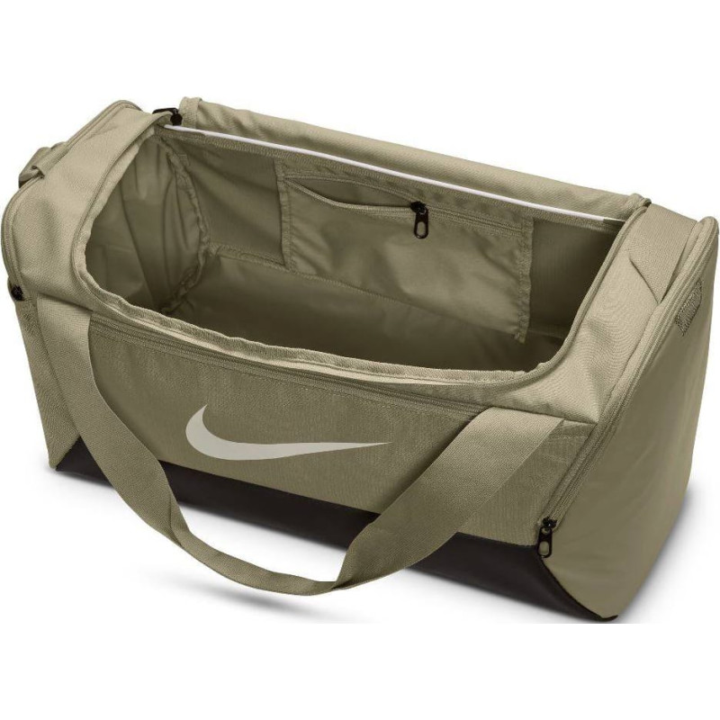 Сумка Nike NK BRSLA S DUFF - 9.5 41L бежевий, чорний Уні 51 x 28 х 28 см