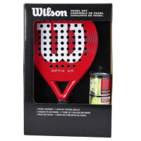 Ракетка для падел-тенісу Wilson Pack Optix XP Red Kit Box