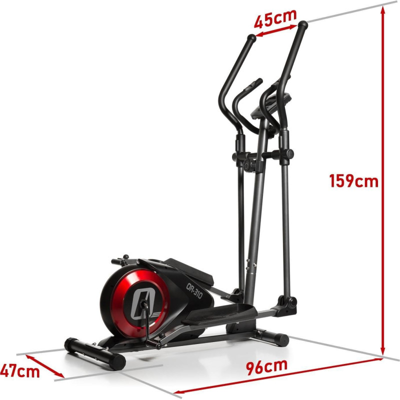 Орбітрек магніний Abarqs OR-310 чорно-червоний