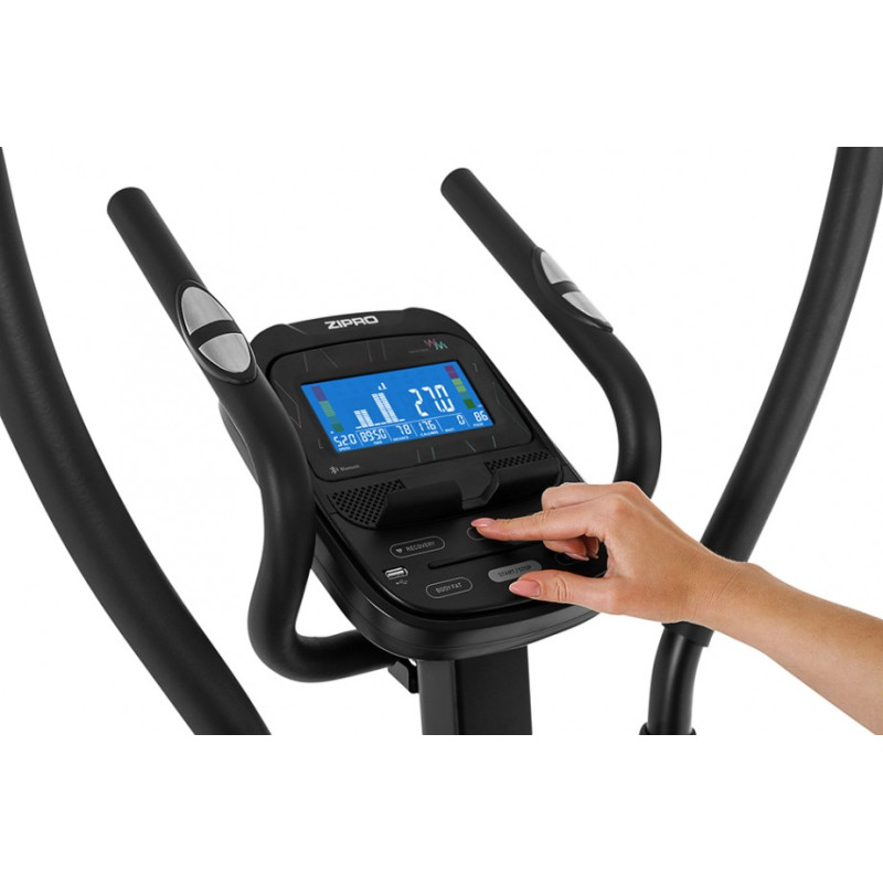 Орбітрек електромагнітний Zipro Heat WM чорний