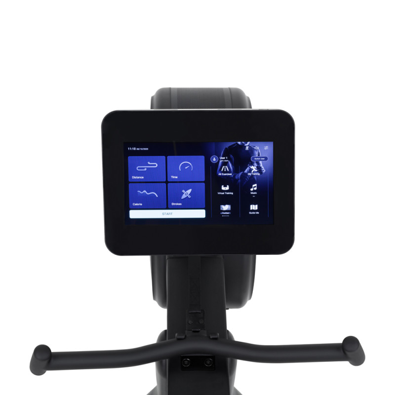 Веслувальний тренажер повітряно-магнітний inSPORTline ZenRow чорний