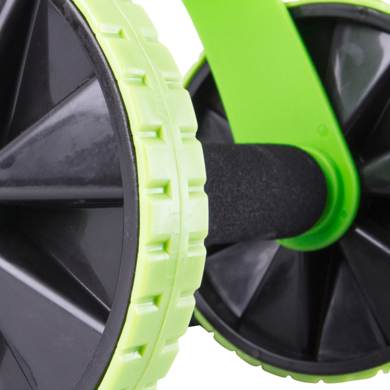 Тренажер багатофункціональний, ролики з еспандерами та підставкою inSPORTline AB Roller AR400