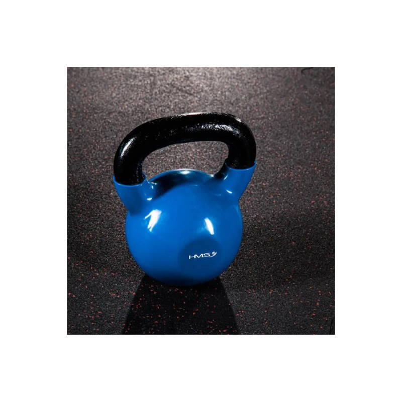 Гиря HMS KNV, 4 кг, чавун/вініл, синя