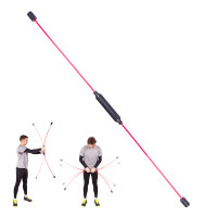 Планка вібраційна для вправ inSPORTline Flexi Bar Strong, червона