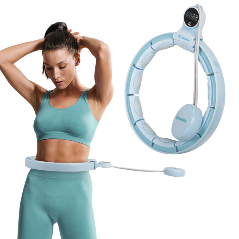 Хула-хуп з магнітами та обважнювачами inSPORTline Weight Hoop Flex Flex 69-117,5 см