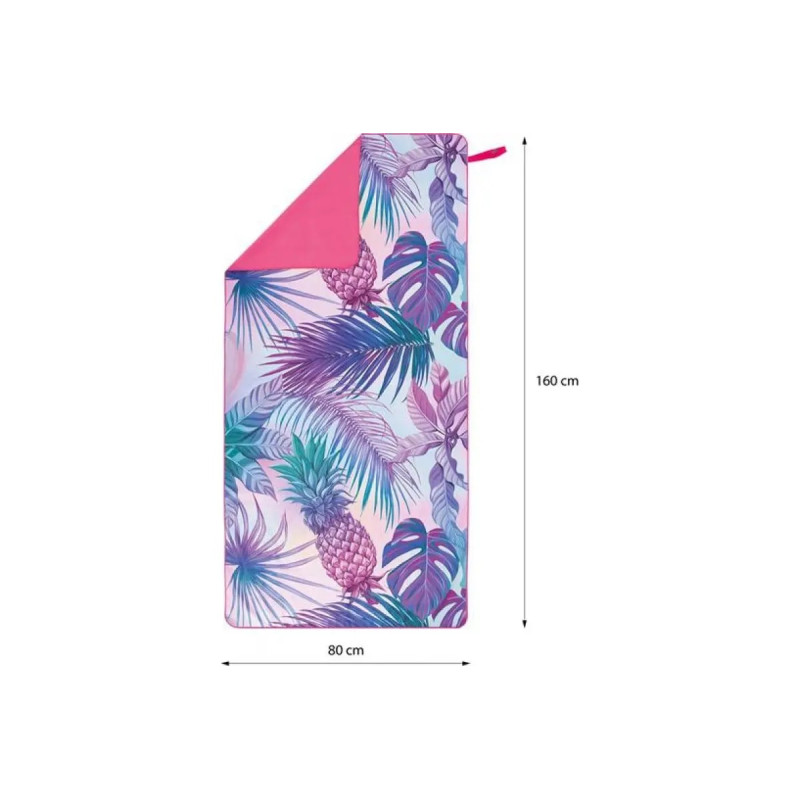 Рушник з мікрофібри 160х80 см NILS NCR14 PINEAPPLE