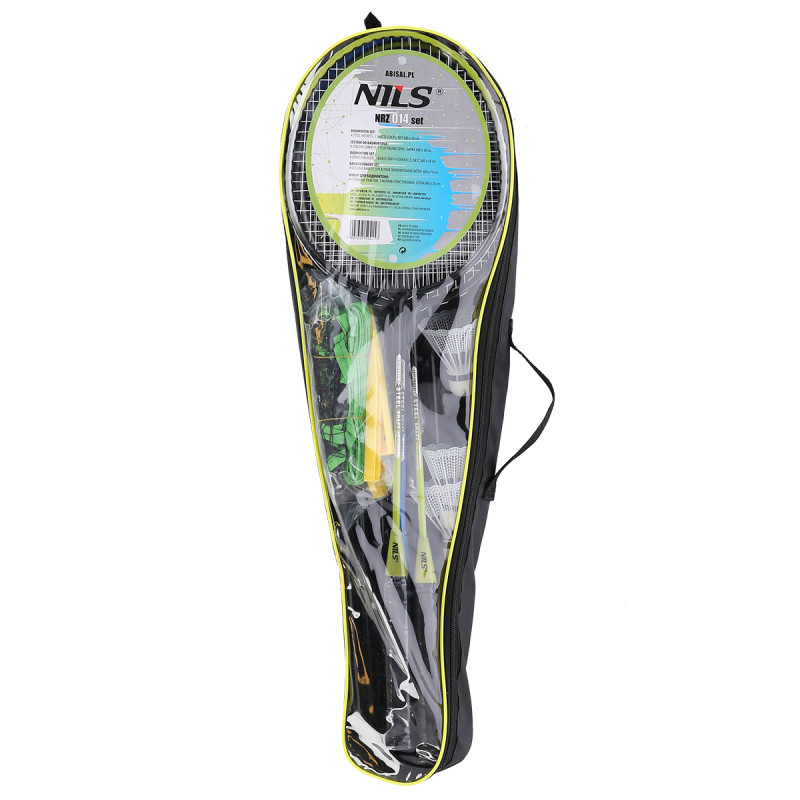 Набір для бадмінтону NILS NRZ014 блакитно-зелений