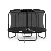 Батут THUNDER INSIDE ELITE з внутрішньою сіткою 14 футів 427 см чорний
