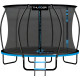 Батут THUNDER INSIDE ULTRA з внутрішньою сіткою 14 футів 435 см чорно-блакитний