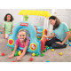 Манеж-поїзд + м'ячі Fisher-Price Bestway 93537, 132 x 94 x 89 см - різнокольоровий