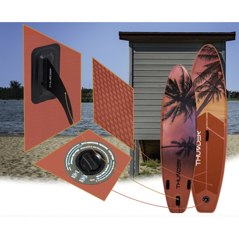 Надувна SUP дошка (Сапборд) THUNDER COAST ISLE 320
