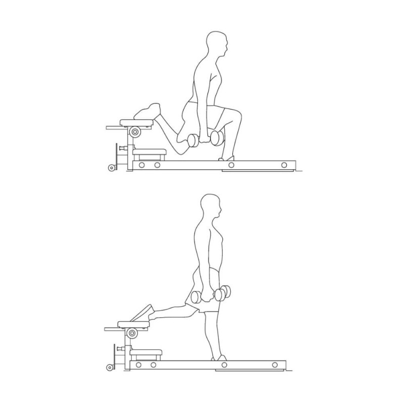 Тренажер для м'язів стегон inSPORTline X-NT HT10 Hip Thrust