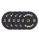 Диск олімпійський HMS BBR25 25 кг, чорний