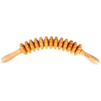 Напівкруглий дерев'яний масажний ролик inSPORTline антицелюлітний Marlee 500