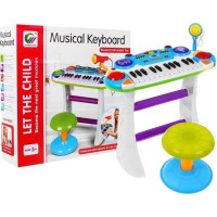 Дитячий синтезатор + Малі барабани + Мікрофон 3+