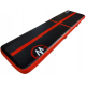 Мат гімнастичний надувний MASTER, 400 x 100 x 20 см, чорно-червоний