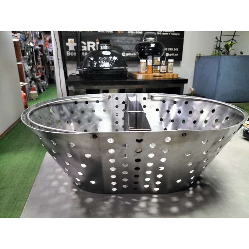 Корзинка для вугілля з розділювачем для гриля Primo Oval XL 009875 Код: 009875