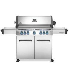 Газовий гриль Napoleon Prestige 665 з бічним пальником Sizzle Zone і вертілем (69632) нерж сталь P665RSIBPSS-RU Код: 008473