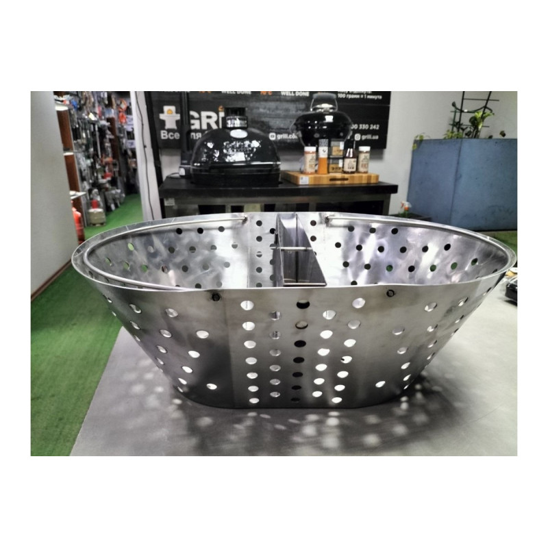 Корзинка для вугілля з розділювачем для гриля Primo Oval L 011305 Код: 011305