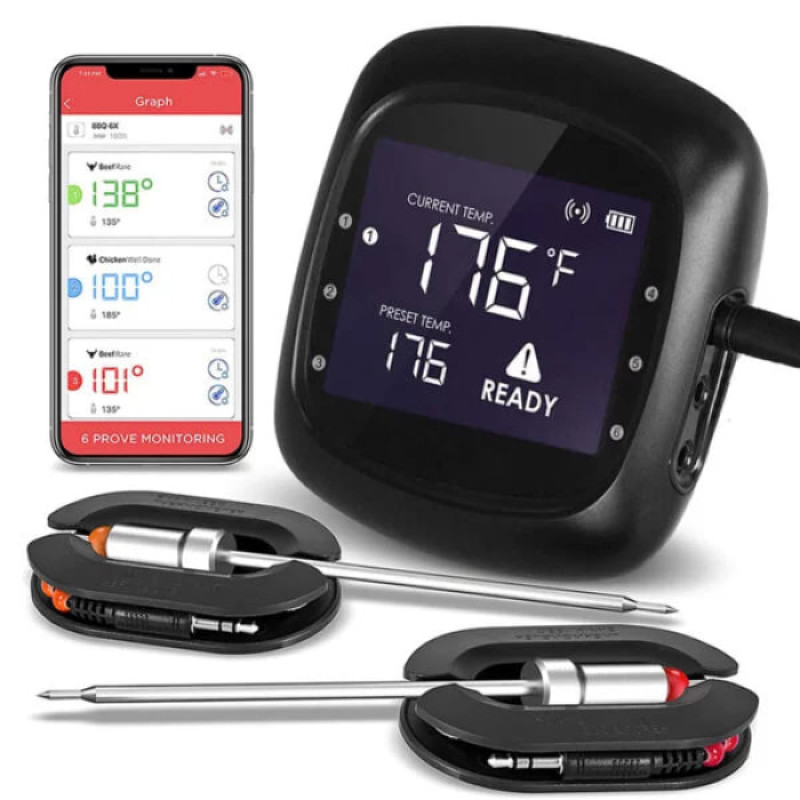 Виносний bluetooth термометр з 2 щупами Pro5 GRILLI 777432 Код: 012692