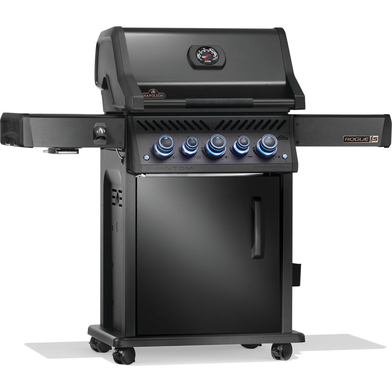 Газовий гриль Napoleon Phantom Rogue PRO-S 425 з бічним пальником Sizzle Zone і вертілем (69912) чорний RPS425RSIBPK-2-UA-PHM Код: 013124