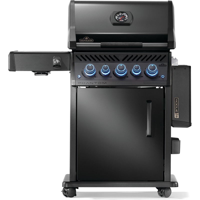 Газовий гриль Napoleon Phantom Rogue PRO-S 425 з бічним пальником Sizzle Zone і вертілем (69912) чорний RPS425RSIBPK-2-UA-PHM Код: 013124