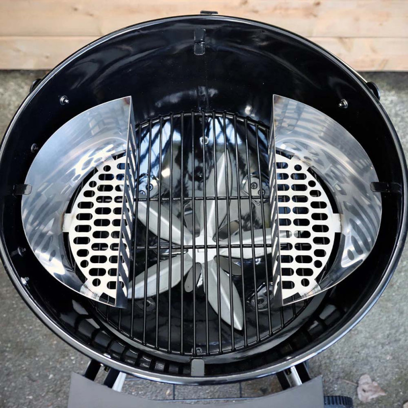 Кошики для вугілля Slow and Sear FireBaskets 2 в 1 з контейнером для води SNS-FB-KIT Код: 013150