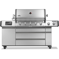 Газовий гриль Napoleon Prestige PRO 665 Connected з бічною конфоркою Sizzle Zone та вертілем нерж сталь PRO665VXRSIBPSS Код: 013842