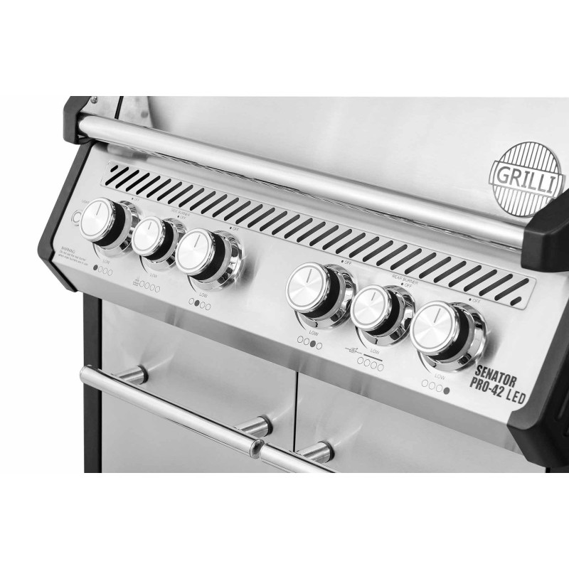 Світлодіодна ручка регулятора газу мала Senator Pro Led 32/42 GRILLI 777837 Код: 013789