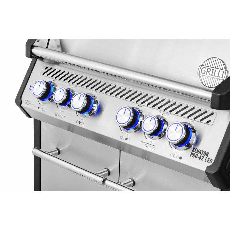 Світлодіодна ручка регулятора газу мала Senator Pro Led 32/42 GRILLI 777837 Код: 013789